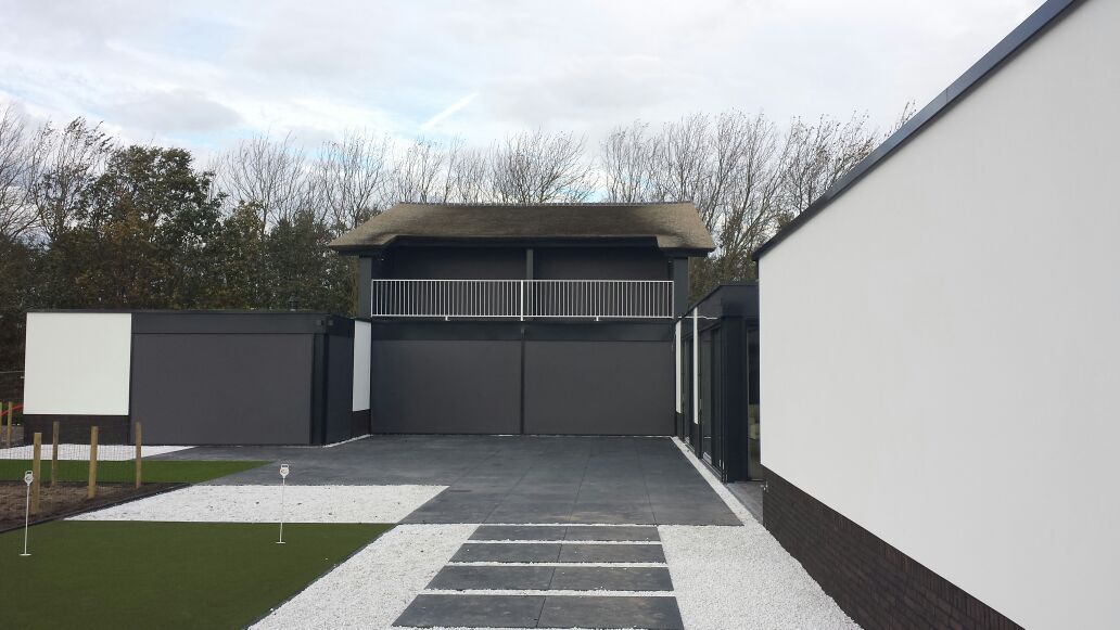 Woning voorzien van beveiligingsinstallatie